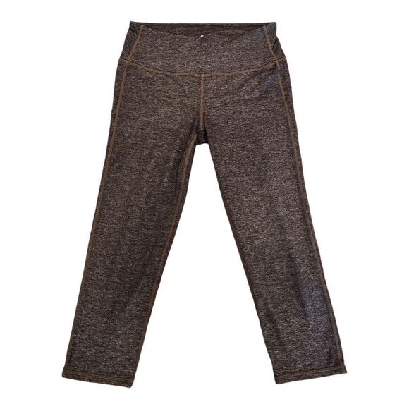 Athleta High Rise Chaturanga Cropped Capri Leggings Heather Gray Women's Size‎ S - Picture 1 of 14